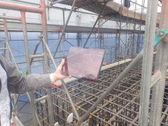 一般国道5号 仁木町 古別川橋橋台工事 9月-2