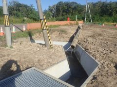 一般国道5号 仁木町 古別川橋橋台工事 9月-4