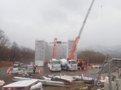 一般国道5号 仁木町 古別川橋橋台工事 11月-4