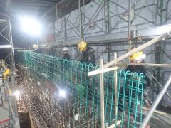 一般国道5号 仁木町 古別川橋橋台工事 12月-10