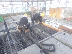 一般国道5号 仁木町 古別川橋橋台工事 1月-3