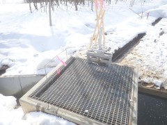 一般国道5号 仁木町 古別川橋橋台工事 3月-5